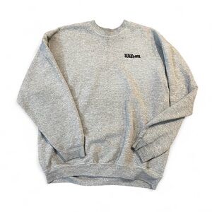 Wilson Heather Gray Crewneck Sweatshirt